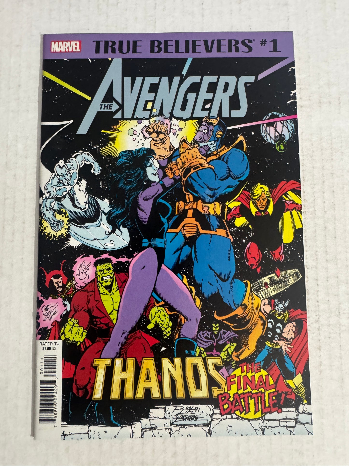 THE INFINITY GAUNTLET #6 NM True Believers Variant