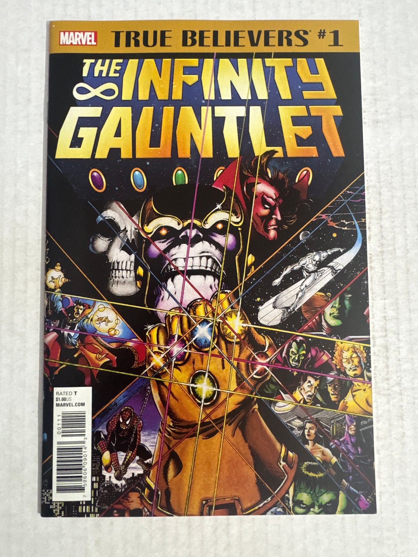 THE INFINITY GAUNTLET #1 NM True Believers Variant
