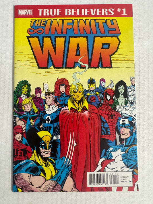 THE INFINITY WAR #1 NM True Believers Variant