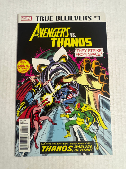 AVENGERS #125 Vs Thanos NM True Believers Variant