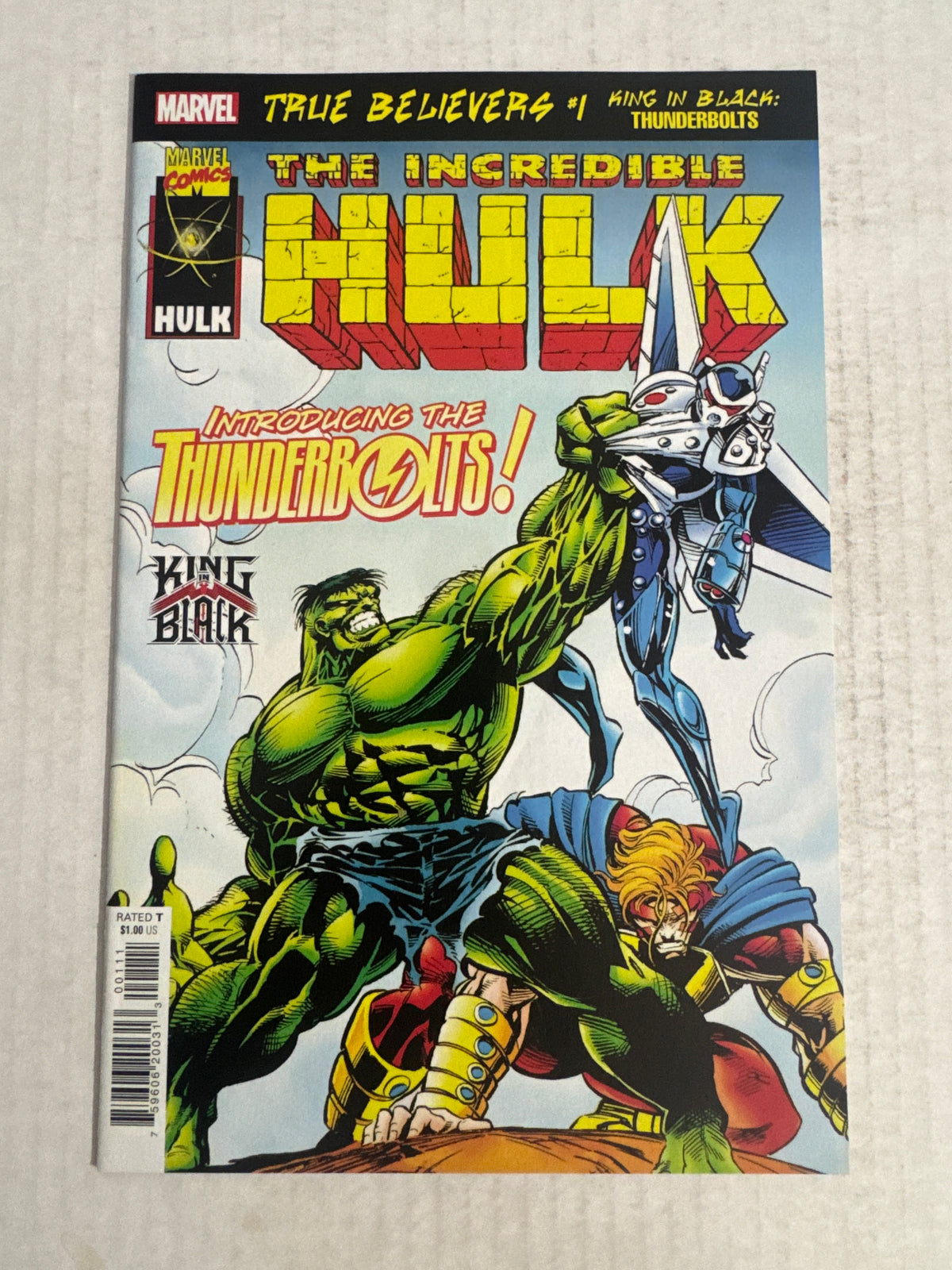 INCREDIBLE HULK #449 Thunderbolts King In Black NM True Believers Variant