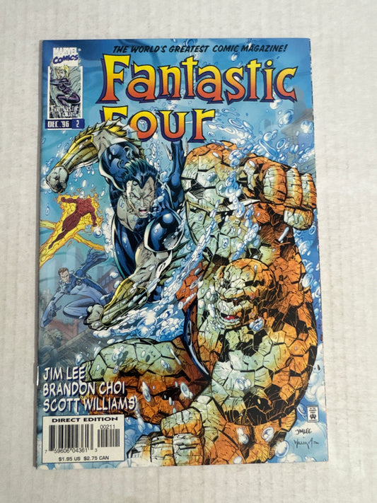 FANTASTIC FOUR #2 Vol 2 Jim Lee Cover