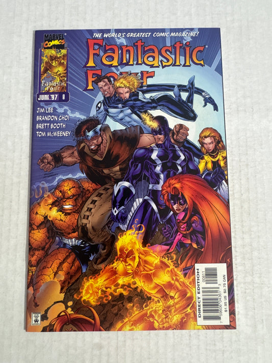 FANTASTIC FOUR #8 Vol 2 Jim Lee Cover
