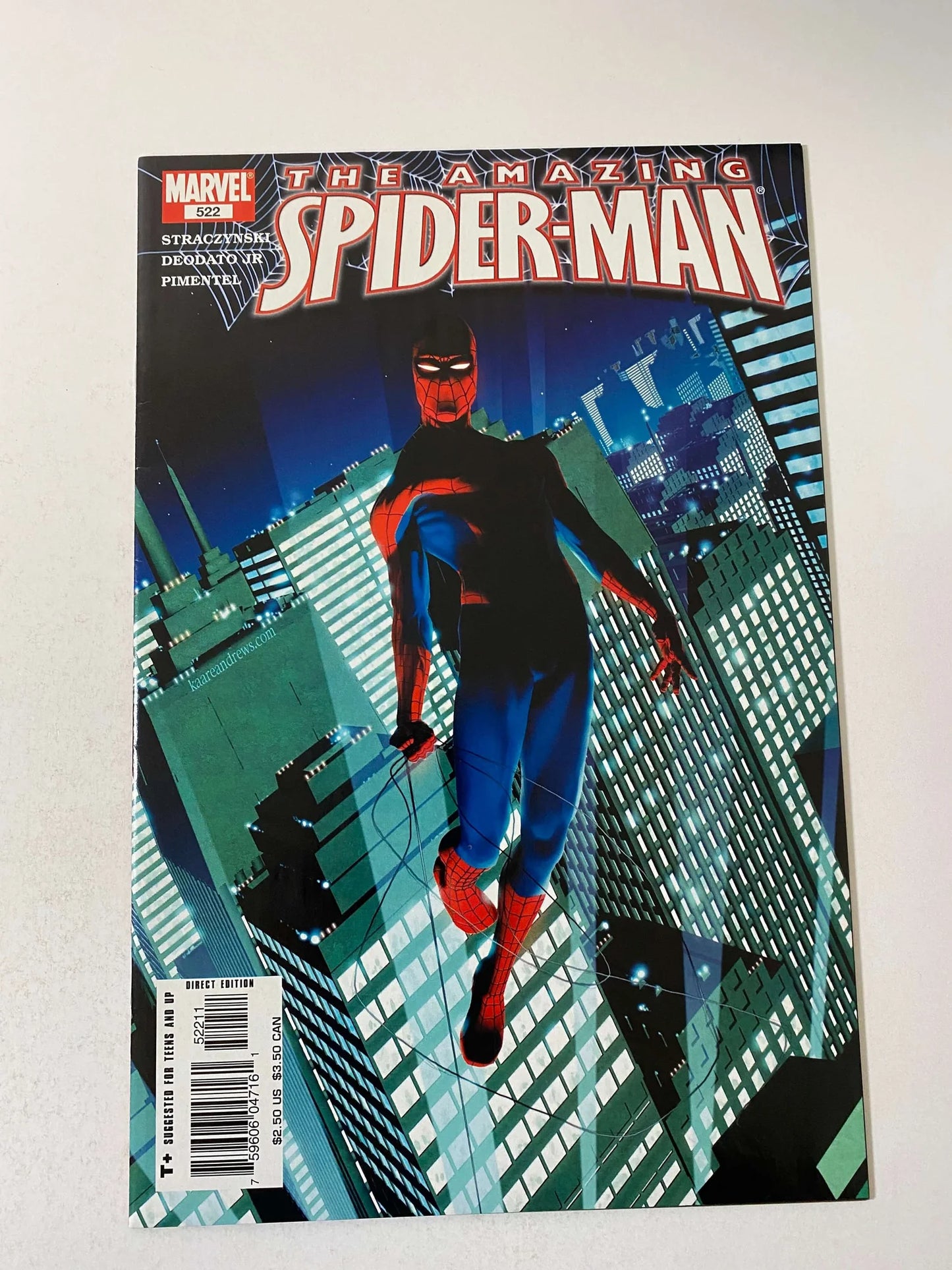 AMAZING SPIDER-MAN #522 NM- Kaare Andrews Cover
