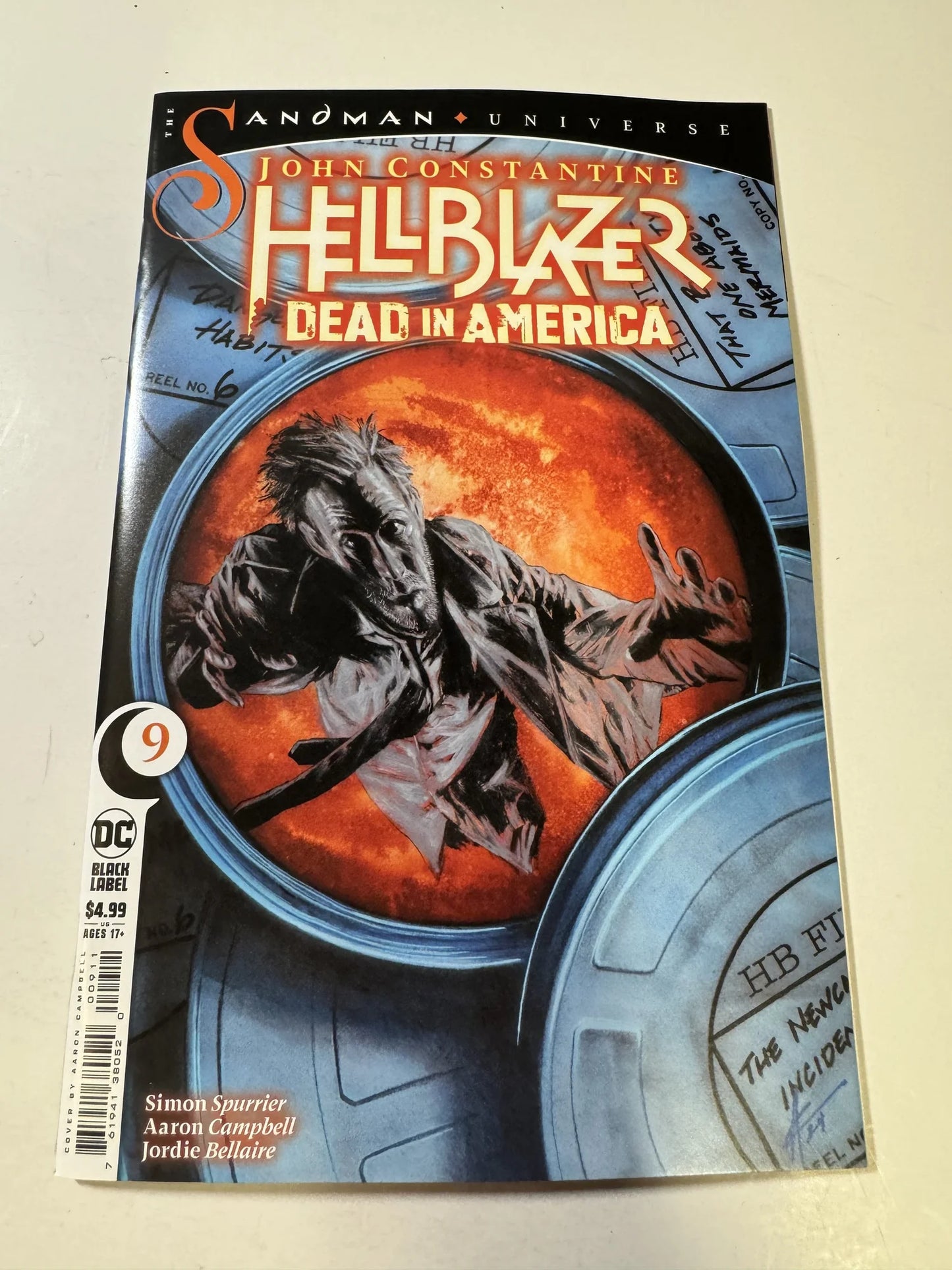 JOHN CONSTANTINE HELLBLAZER Dead In America #9 NM