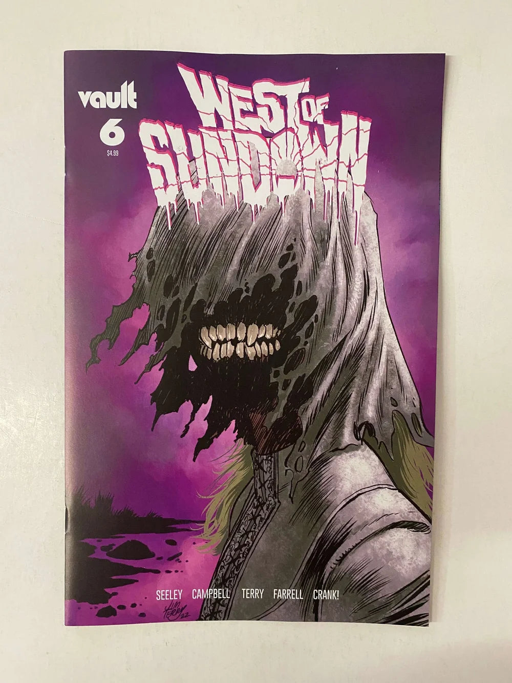 WEST OF SUNDOWN #6 NM Jim Terry B Variant