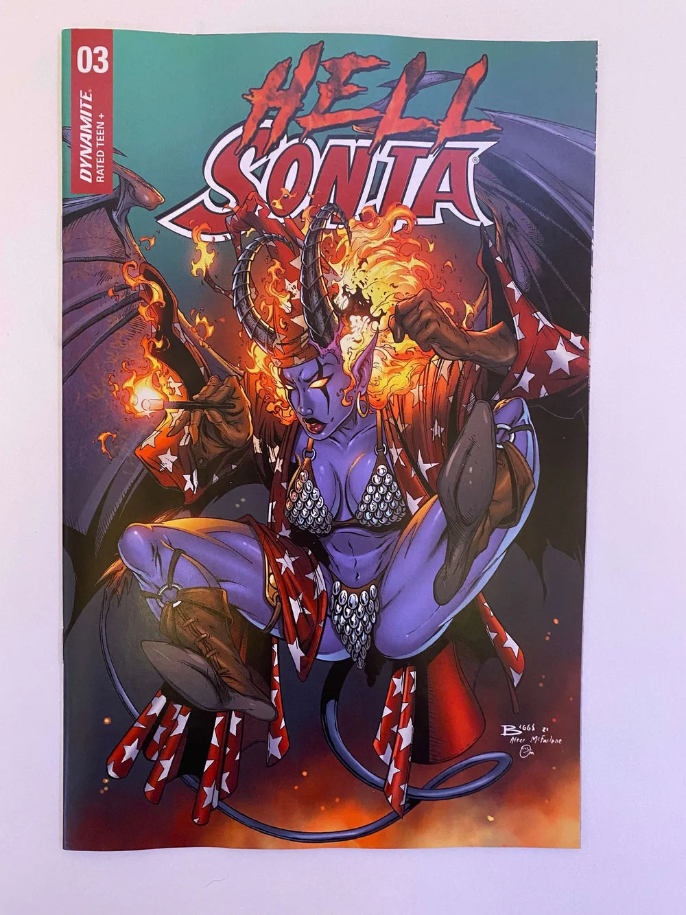 HELL SONJA #3 NM McFarlane Wizard Homage Variant