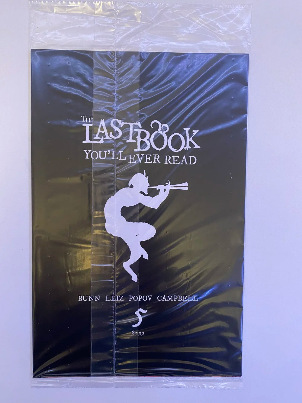 THE LAST BOOK YOU'LL EVER READ #5 NM Leiz Sealed Variant