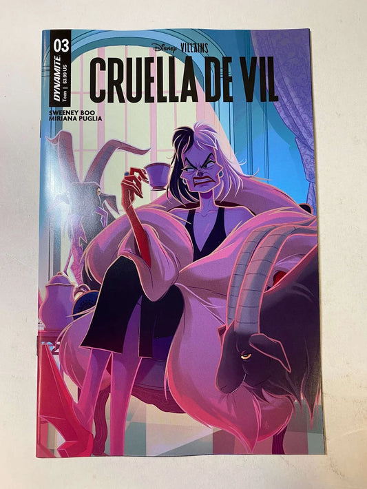 DISNEY VILLAINS : CRUELLA DE VIL #3 NM Sweeney Boo Cover
