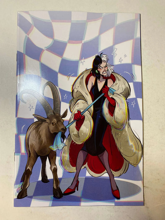DISNEY VILLAINS : CRUELLA DE VIL #3 NM 1:10 Virgin Lusky Variant