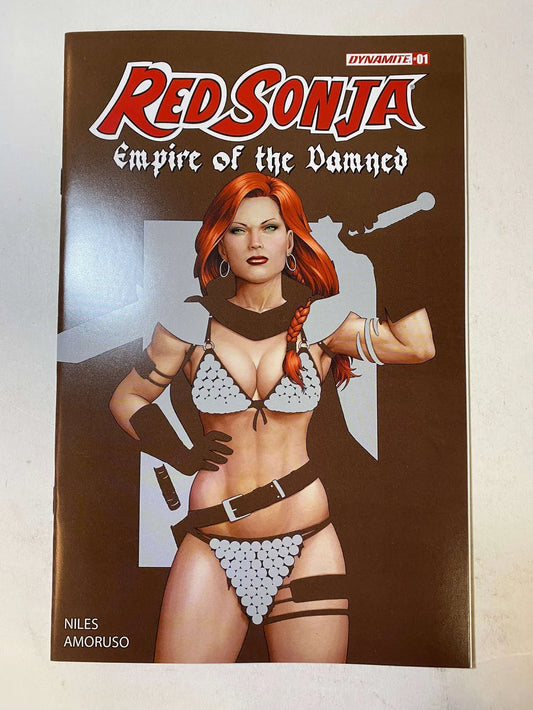 RED SONJA Empire of The Damned #1 NM Johnathan Tyler Christopher Negative C Variant