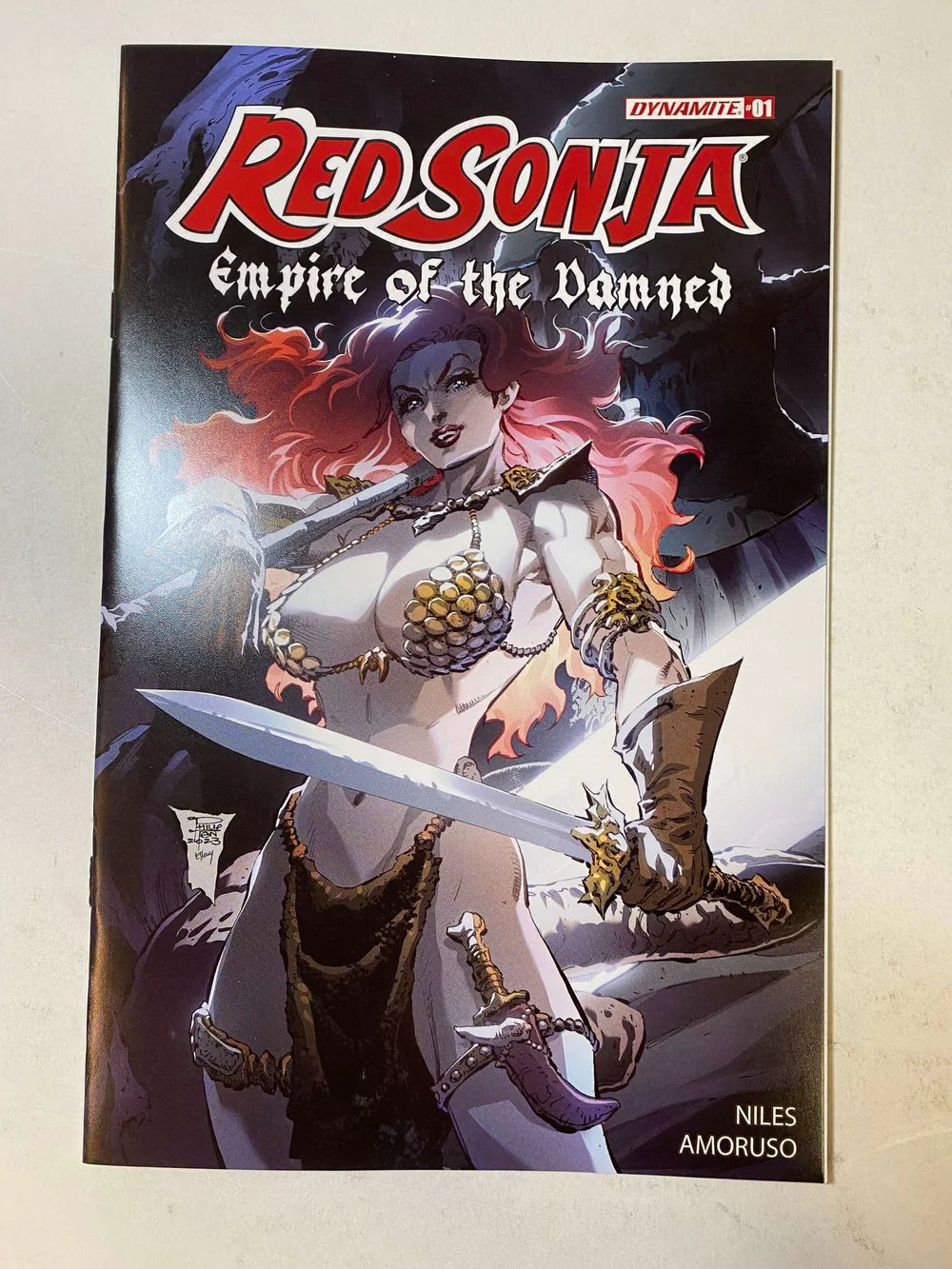 RED SONJA Empire of The Damned #1 NM  1:7 Philip Tan Variant