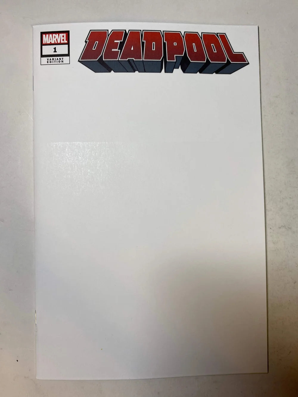 DEADPOOL #1 Vol 10 NM Blank Variant 1ST APPEARANCE