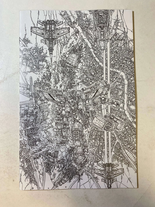 TRANSFORMERS #1 NM 5th Print B/W Variant