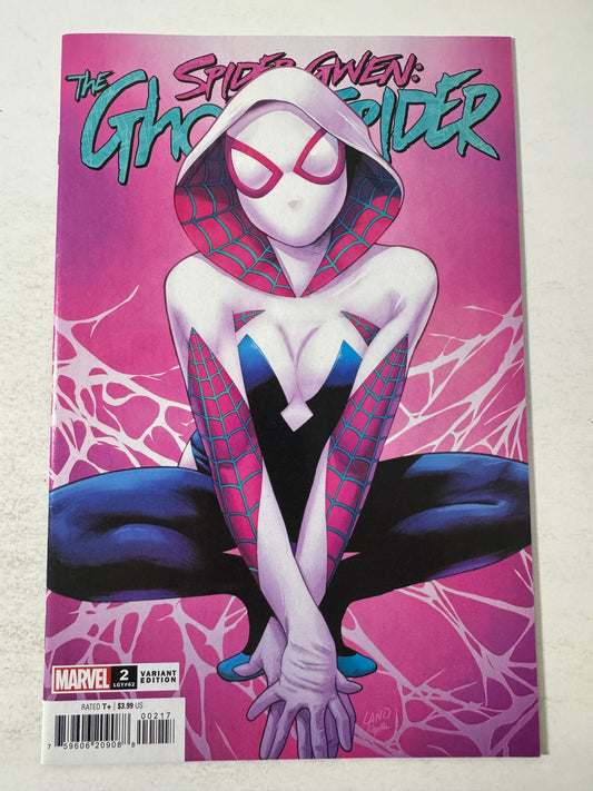 SPIDER-GWEN GHOST SPIDER #2 NM 1:25 Greg Land Variant