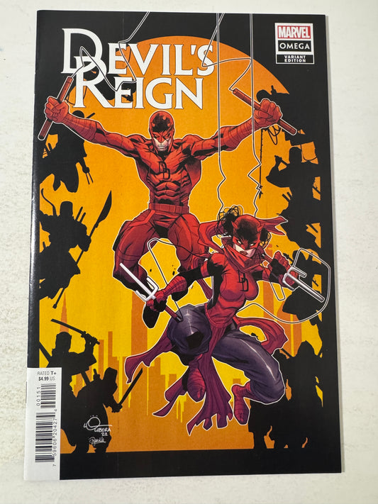 DEVIL'S REIGN OMEGA #1 NM Lubera Variant