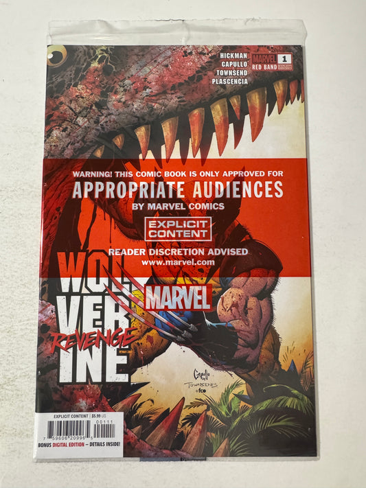 WOLVERINE REVENGE #1 NM Sealed Red Band Edition