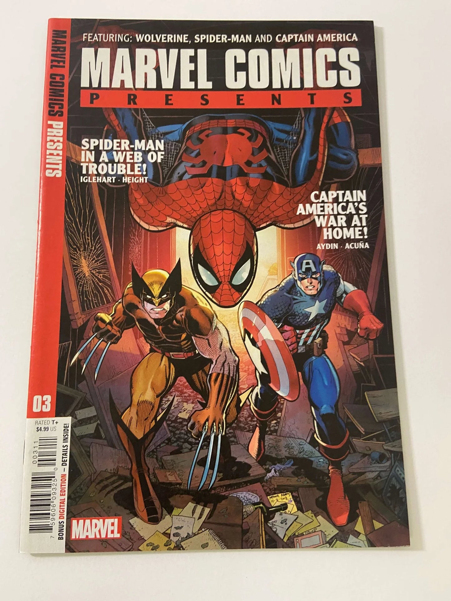 MARVEL COMICS PRESENTS #3 Vol 3 Arthur Adams Cover