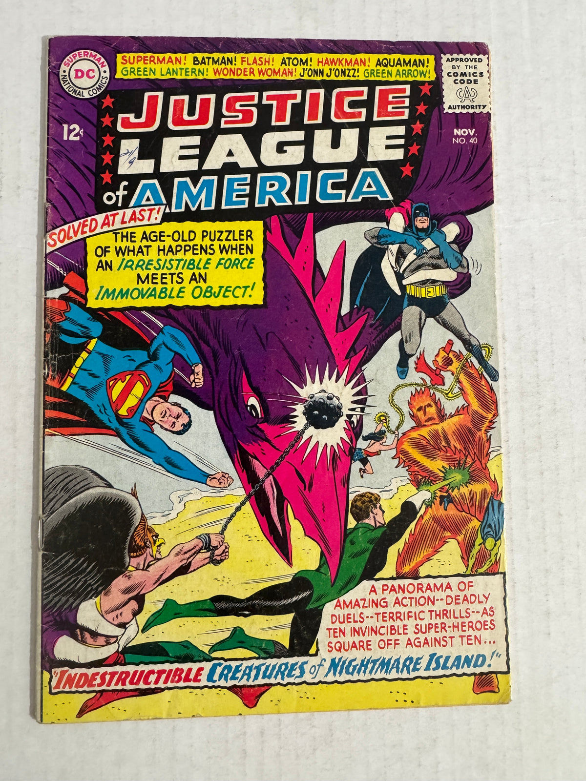 JUSTICE LEAGUE OF AMERICA #40 GD/VG
