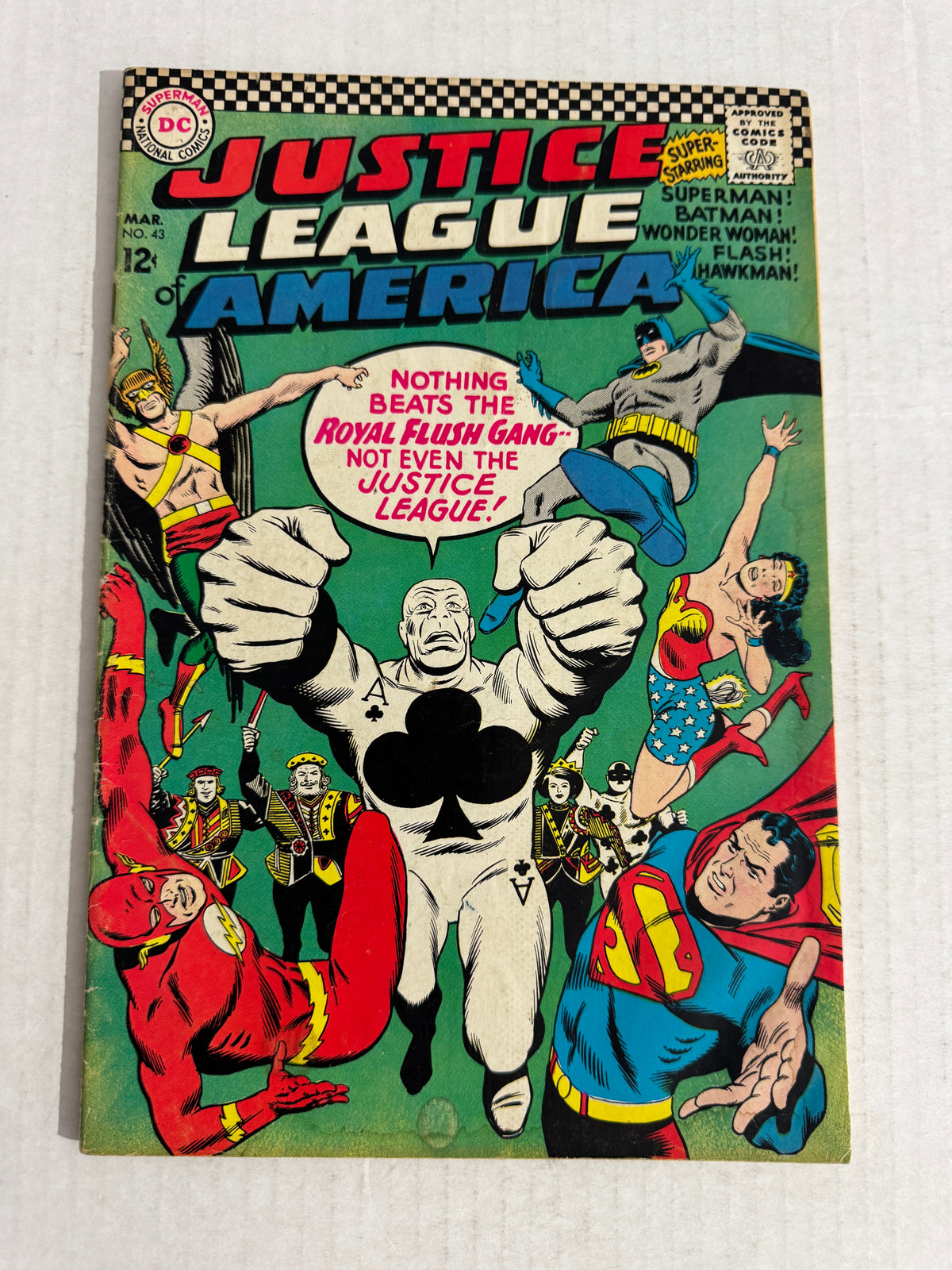 JUSTICE LEAGUE OF AMERICA #43 VG 1ST APPEARANCE