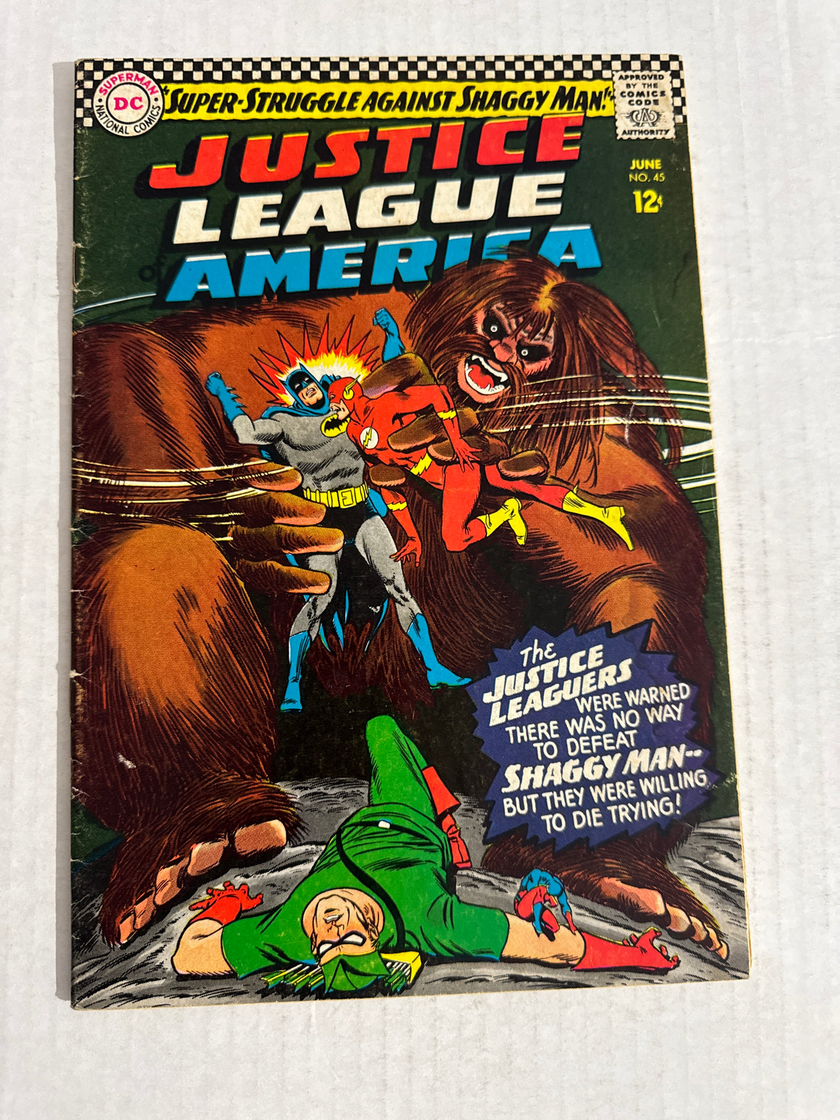 JUSTICE LEAGUE OF AMERICA #45 VG 1ST APPEARANCE
