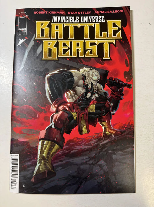 Invincible Universe BATTLE BEAST #1 NM 1:25 Kael Gnu Variant