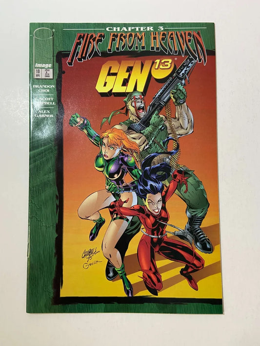 GEN13 #10 Vol 2 VF/NM J Scott Campbell Cover