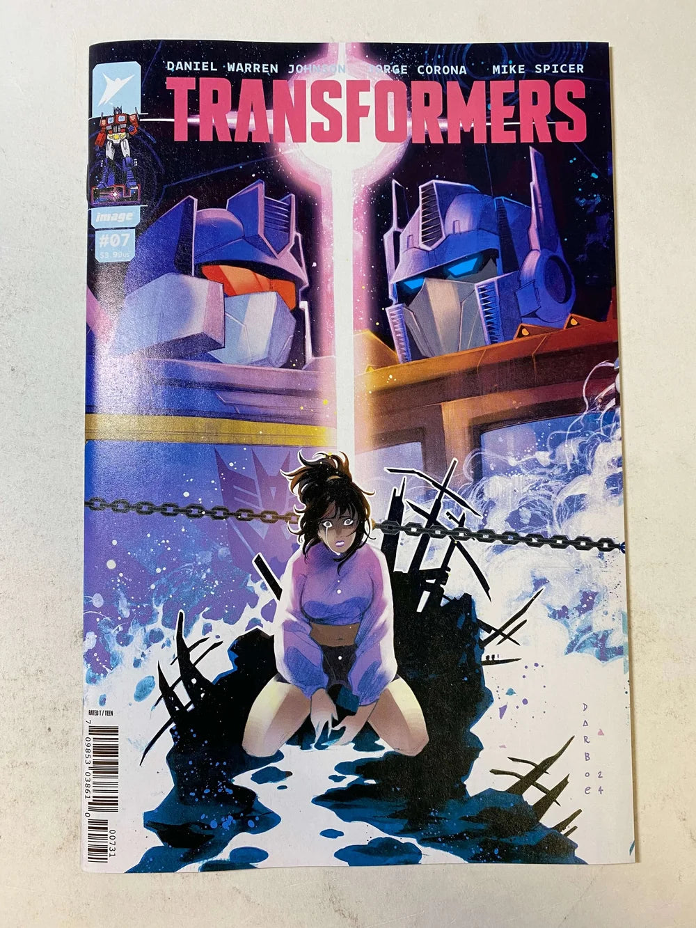 TRANSFORMERS #7 NM 1:10 Darboe Variant
