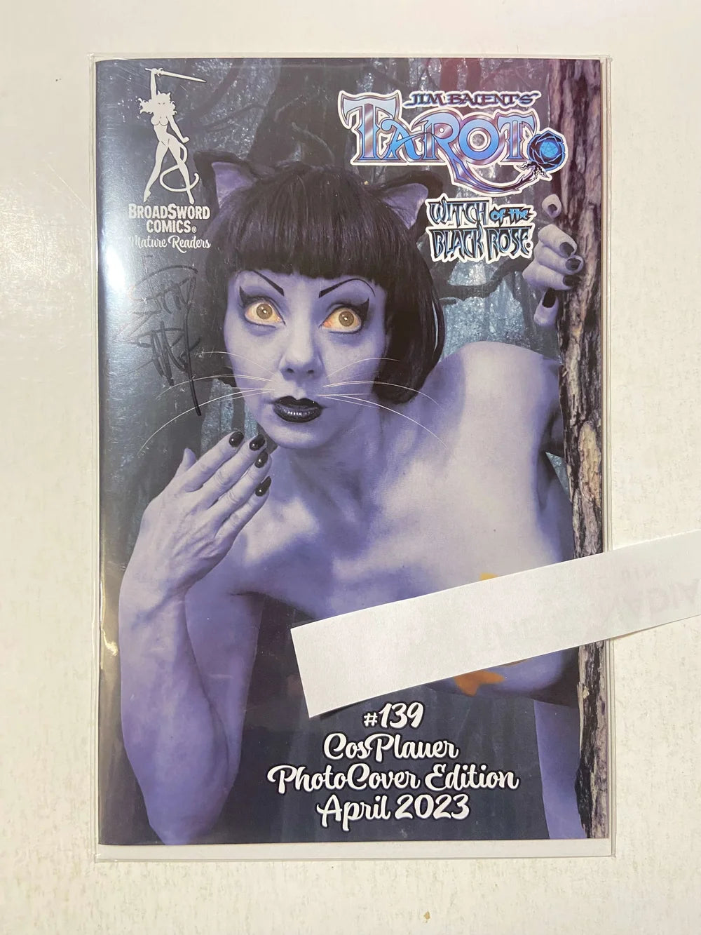 JIM BALENT'S TAROT Witch of The Black Rose #139 NM Nude Photo Variant SIGNED by Jim Balent