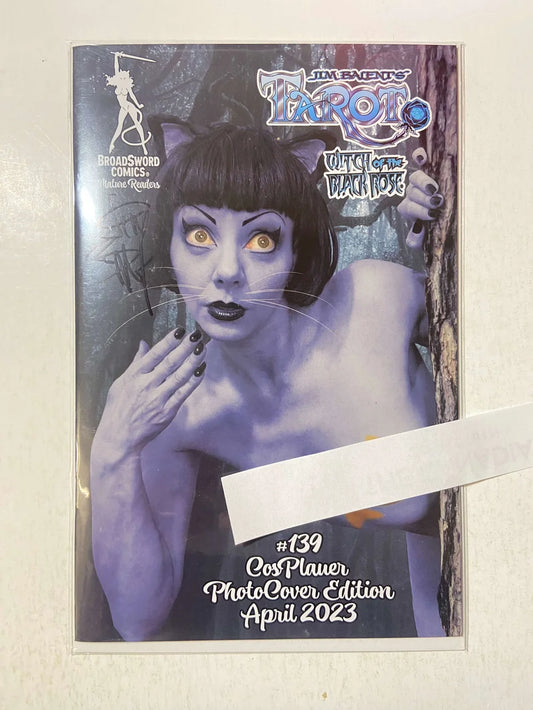 JIM BALENT'S TAROT Witch of The Black Rose #139 NM Nude Photo Variant SIGNED by Jim Balent