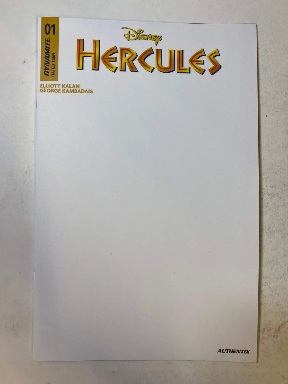 DISNEY HERCULES #1 NM Blank Variant