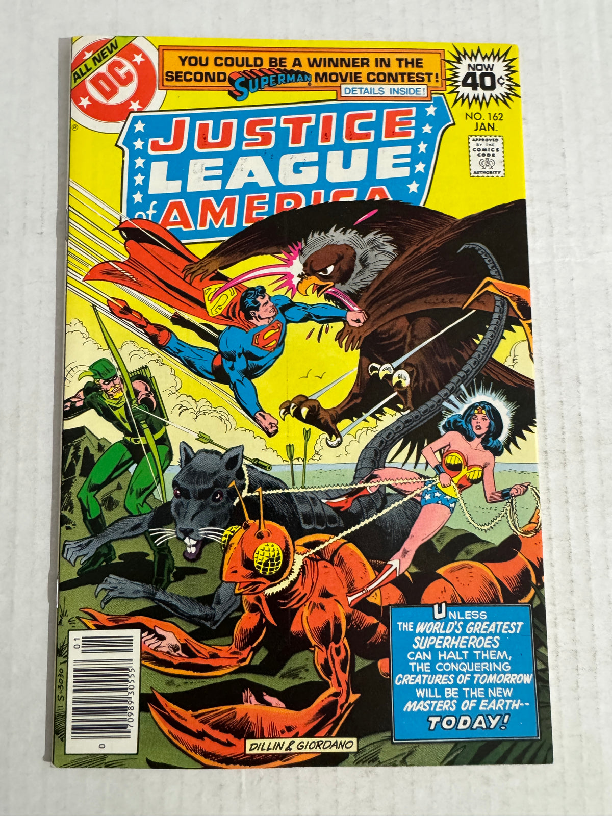 JUSTICE LEAGUE OF AMERICA #162 VF+