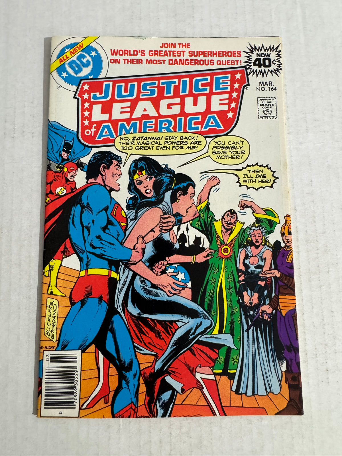 JUSTICE LEAGUE OF AMERICA #164 VF