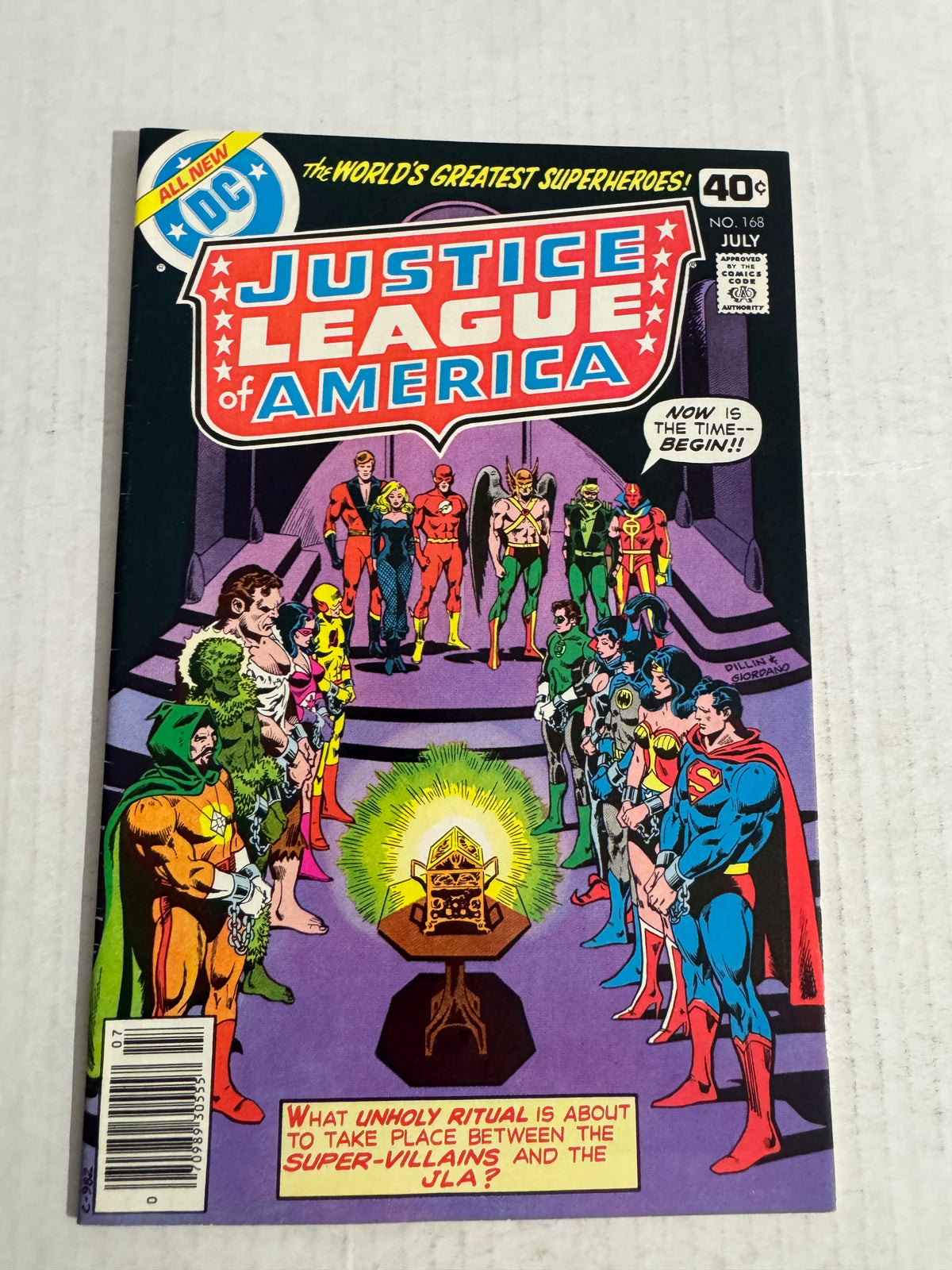 JUSTICE LEAGUE OF AMERICA #168 FN