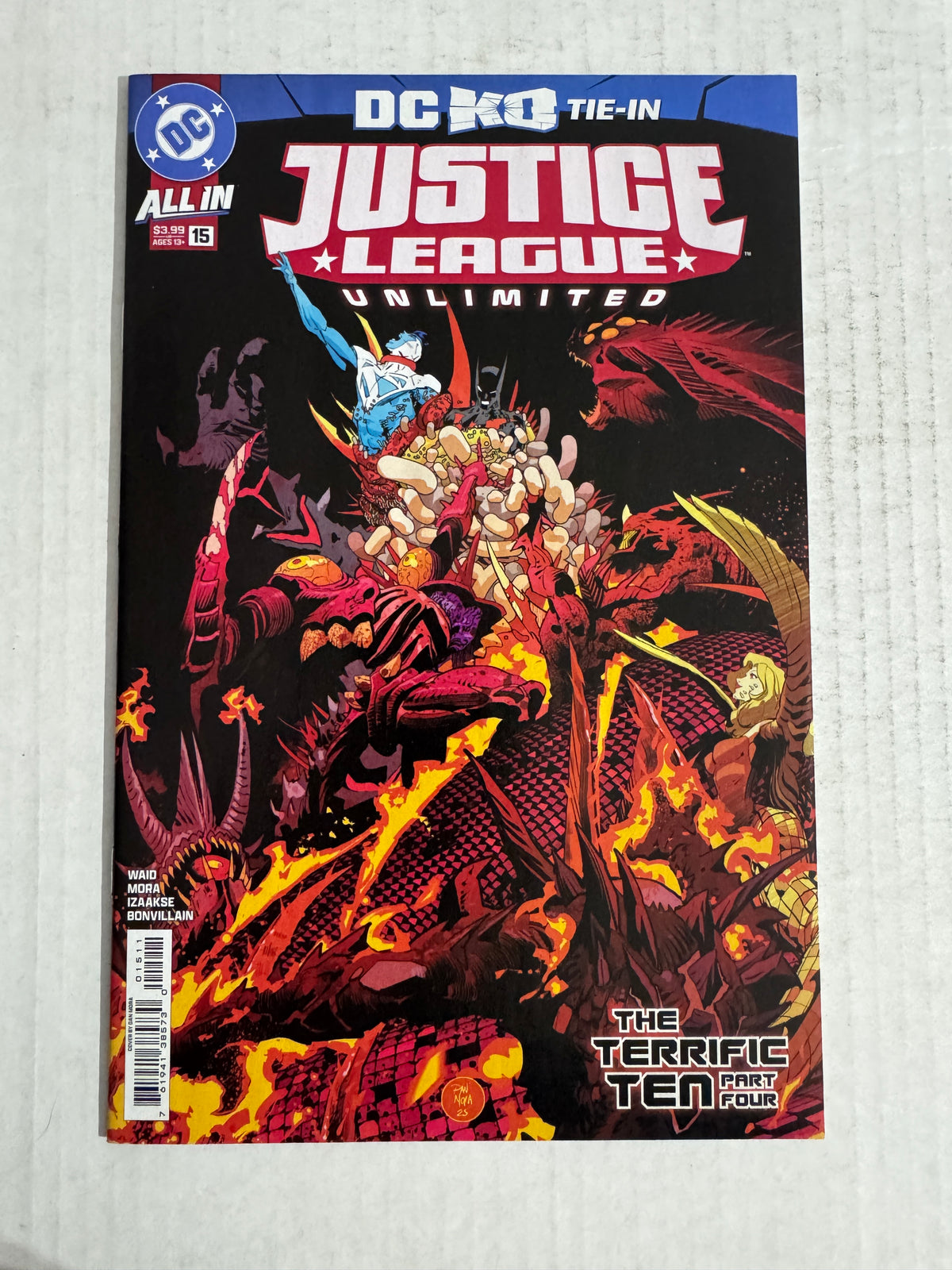 JUSTICE LEAGUE UNLIMITED #15 NM Dan Mora Cover