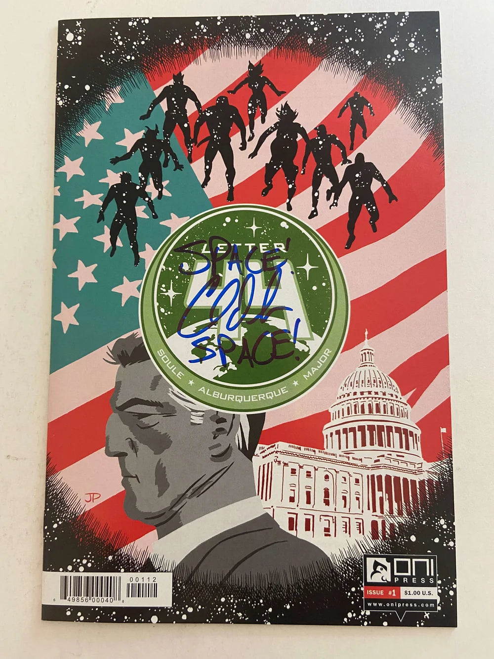 LETTER 44 #1 VF/NM 2nd Print Javier Pulido Variant SIGNED by Charles Soule