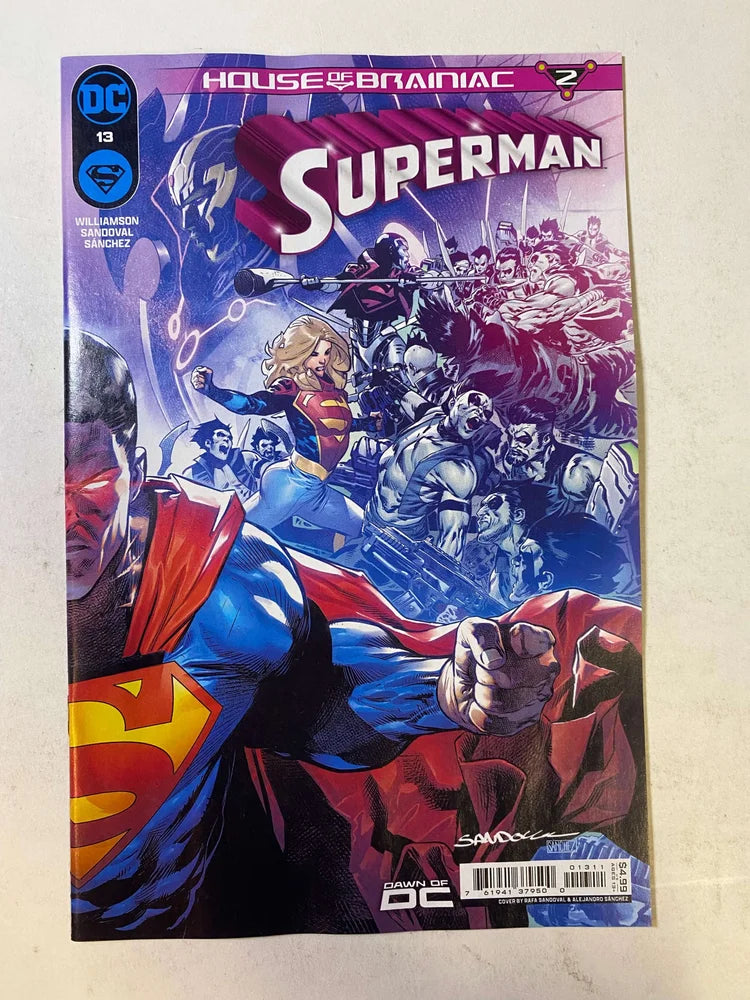 SUPERMAN #12 Vol 6 NM Sandoval Connecting Cover