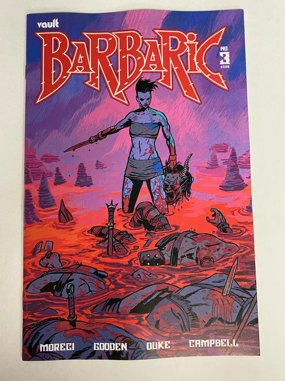 BARBARIC #3 NM B Hixon Variant