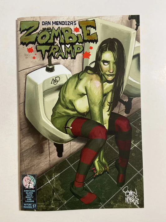 DAN MENDOZA'S ZOMBIE TRAMP #57 NM Simon Meyers Risque Variant LTD 50