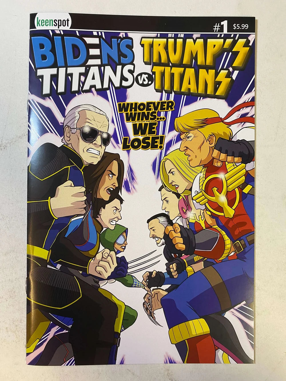 BIDEN'S TITANS VS TRUMP'S TITANS #1 NM