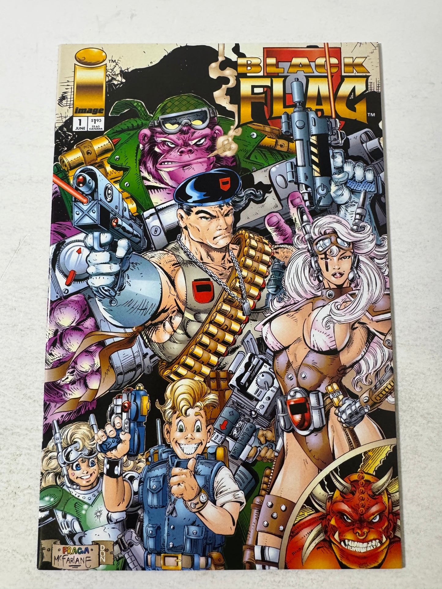 BLACK FLAG PREVIEW #1 NM Todd McFarlane & Dan Fraga Cover