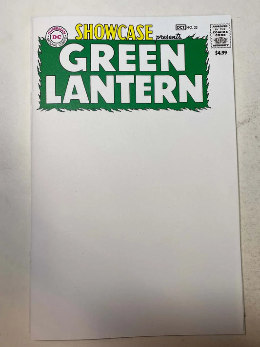 SHOWCASE Featuring GREEN LANTERN #22 NM Facsimile Blank Variant