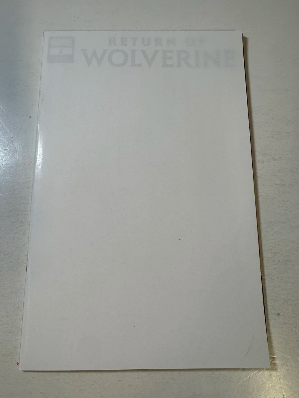 RETURN OF WOLVERINE #1  NM Blank Variant