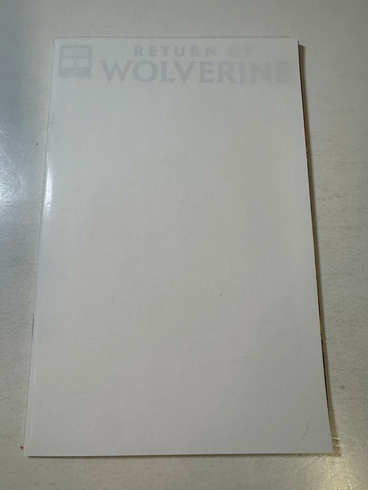RETURN OF WOLVERINE #1  NM Blank Variant