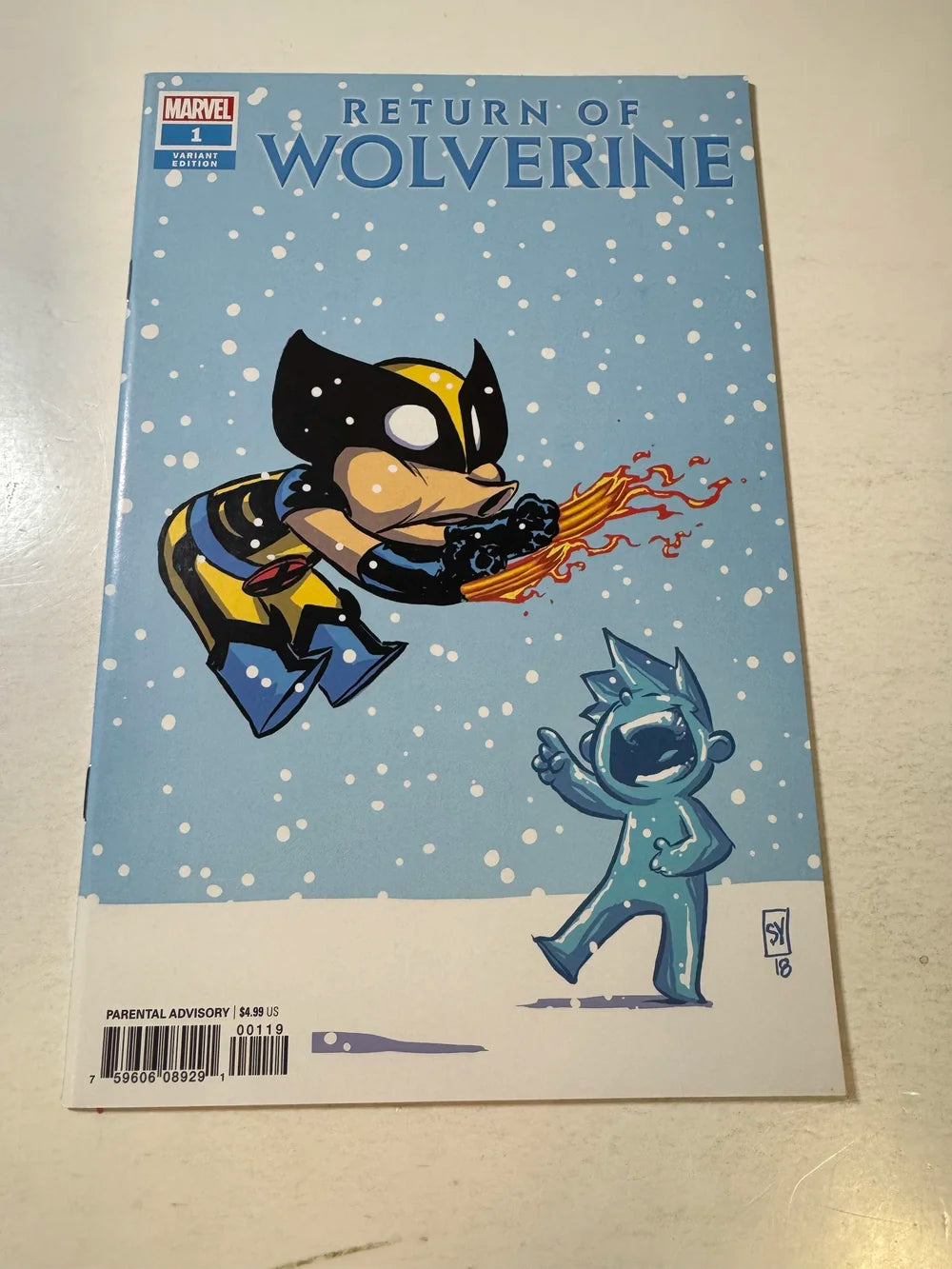 RETURN OF WOLVERINE #1 NM Skottie Young Variant