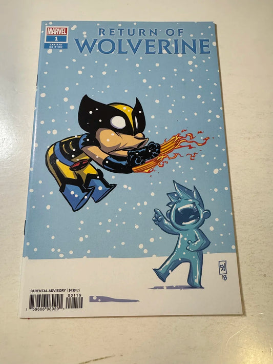 RETURN OF WOLVERINE #1 NM Skottie Young Variant