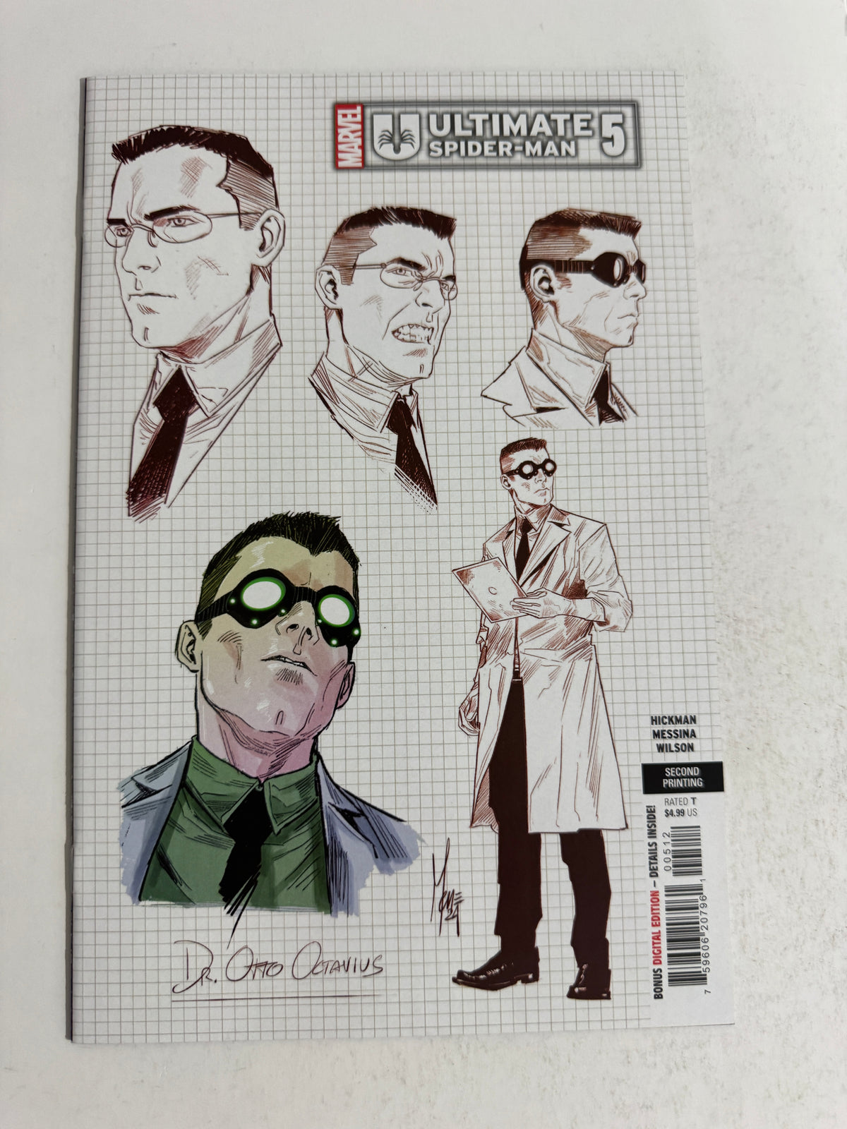 ULTIMATE SPIDER-MAN #5 Vol 4 NM 2nd Print Checcetto Design Variant