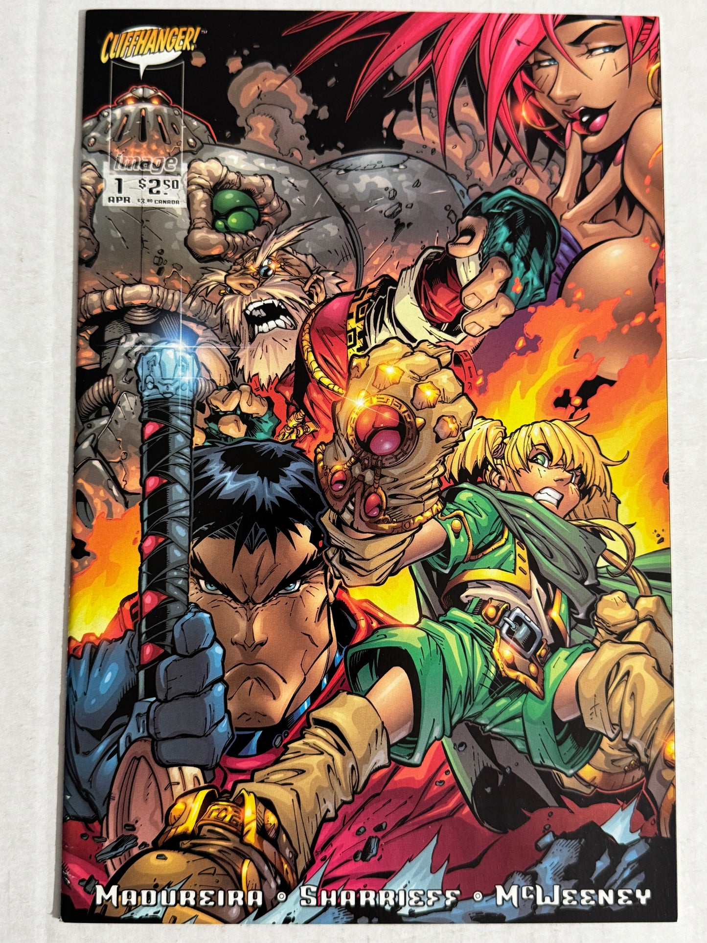 BATTLE CHASERS #1 VF/NM Joe Madureira Cover