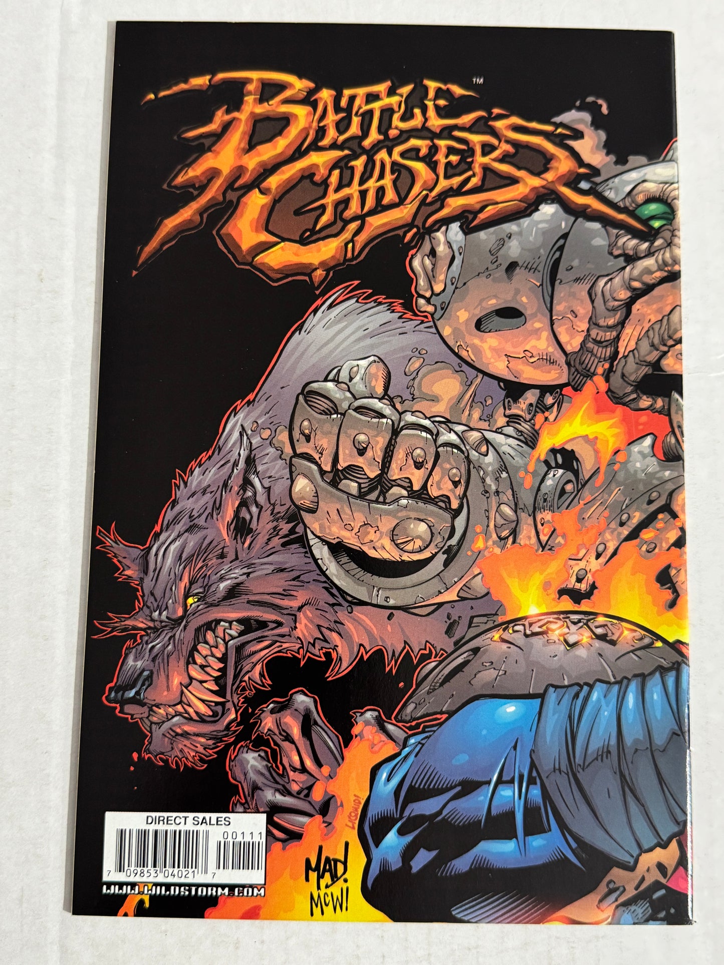 BATTLE CHASERS #1 VF/NM Joe Madureira Cover