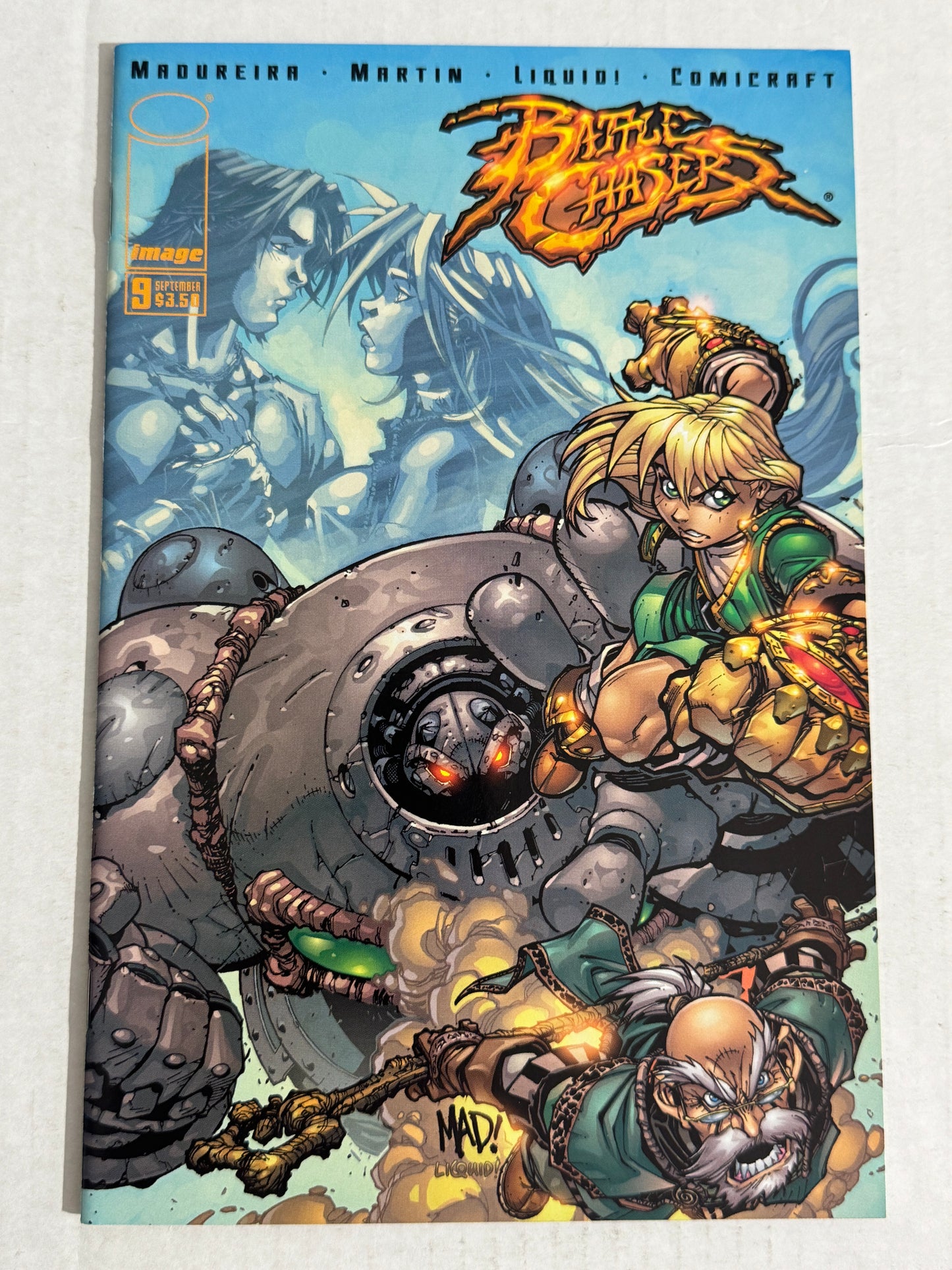 BATTLE CHASERS #9 NM Joe Madureira Cover